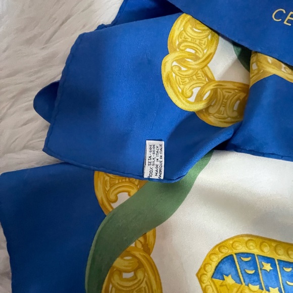 Celine Silk Printed Scarf. - Picture 9 of 16